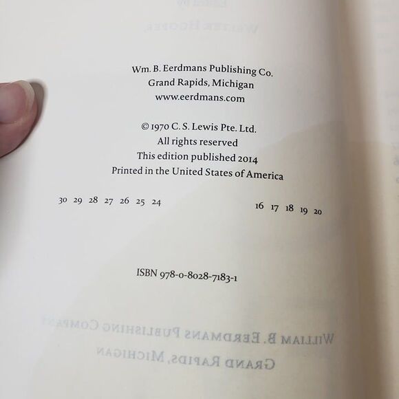 C S Lewis God in the Dock Book PB Christian Non Fiction Eerdmans Publishing - Picture 5 of 9